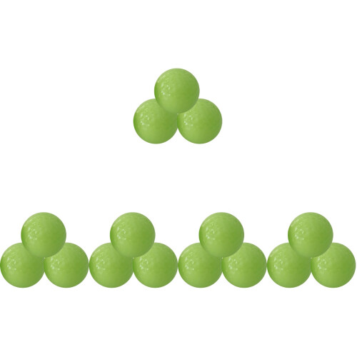 15Pcs Night Use Fluorescent Golf Balls Light Training Toys 2