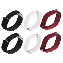 6Pairs Durable Unisex Sleeve Garters Arm Shirt Holders Assorted Colors