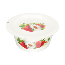2Pcs Retro Style Lard Storage Basin Household Oil and Food Storage