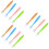 12Pcs Baby Spoons Silicone Soft-Edge Safe Tableware for Kids Assorted 6
