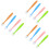 12Pcs Baby Spoons Silicone Soft-Edge Safe Tableware for Kids Assorted 5