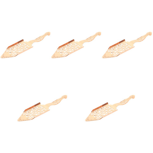 5Pcs Stainless Rose Gold Absinthe Spoon Multi-Function Bar Filter 2
