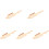 5Pcs Stainless Rose Gold Absinthe Spoon Multi-Function Bar Filter 2