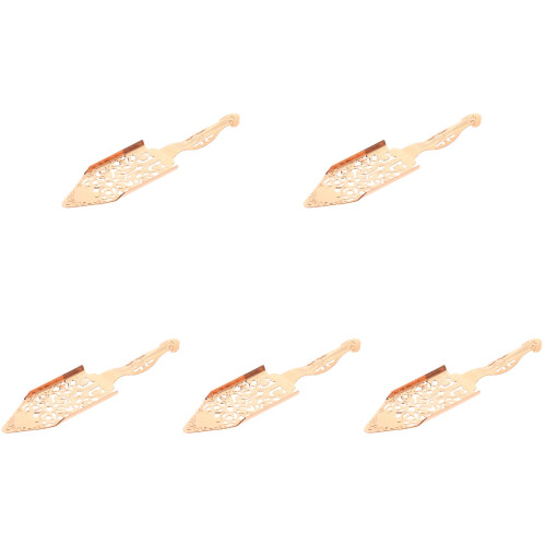 5Pcs Stainless Rose Gold Absinthe Spoon Multi-Function Bar Filter 1