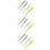 12Pcs Baby Spoons Silicone Soft-Edge Safe Tableware for Kids Assorted 7