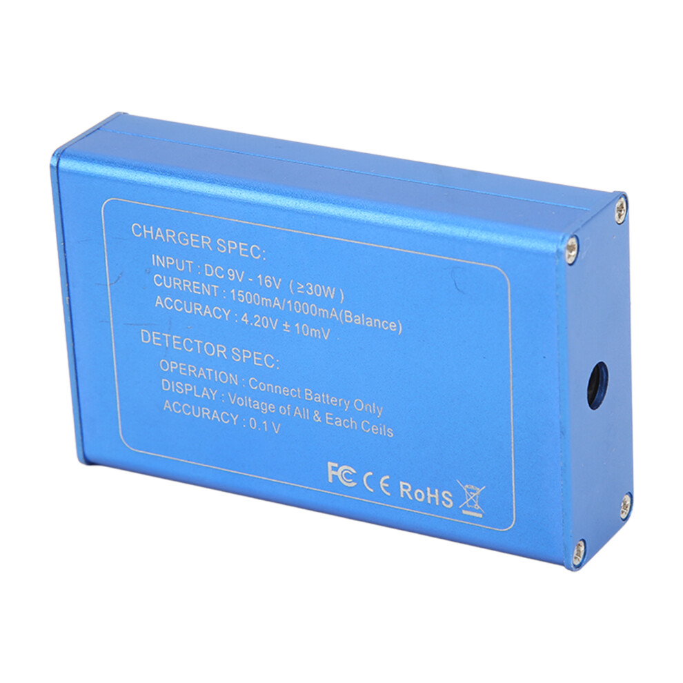 Compact Rc Balance Charger For 2S 3S 4S Lipo Batteries 25W With Voltage Display 8461375397409