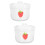 2Pcs Ceramic Soup Bowl with Lid Small Stew Pot for Kitchen Serving 9