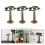 9Pcs Simulation Tree Model Coffee PVC Small Plants for Sand Table 6