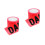 2Pcs Durable Red Pe Caution Tape Roll for Safety and Warning Barriers 8