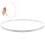 2Pcs Foot Bath Retainer Hoops Stainless Steel Secure Fit Silver 9