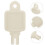 4Pcs Compact Plastic Keys for Tissue Boxes Beige Paper Towel Dispenser 9