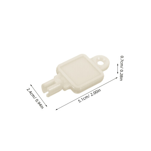 4Pcs Compact Plastic Keys for Tissue Boxes Beige Paper Towel Dispenser 1