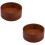 2Pcs Compact Brown Shaving Soap Tool with Smooth Surface for Easy Use 4