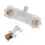 5Pcs Universal Rv Faucet White Pullout Design Hot Cold Switch Home Use 11