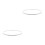 2Pcs Foot Bath Retainer Hoops Stainless Steel Secure Fit Silver 4