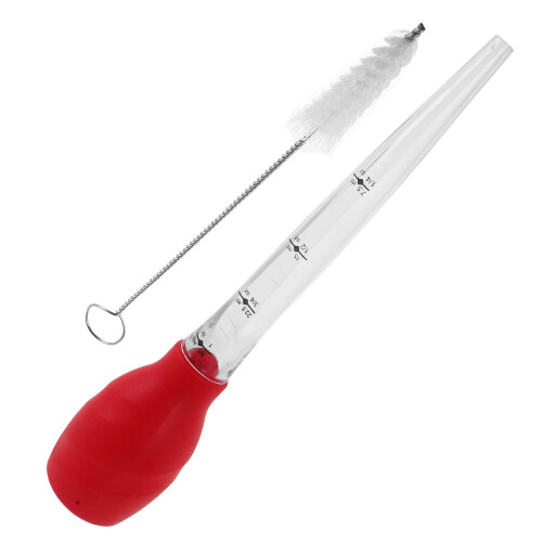 5Pcs Silicone Liquid Baster with Brush for Turkey, Beef & Bbq Use 1