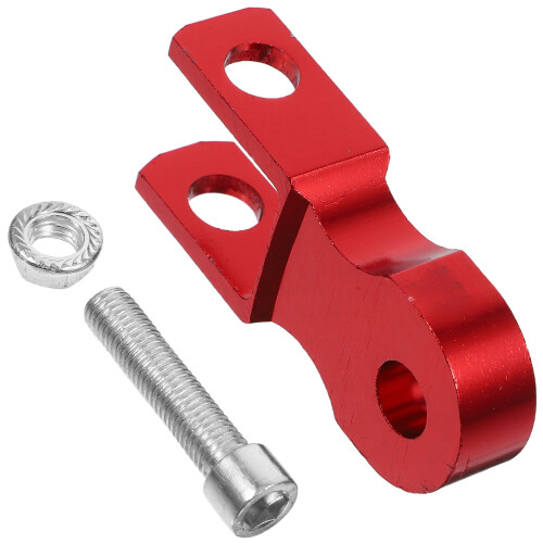 4Pcs Durable Aluminum Rear Shock Riser Red Motorcycle Part