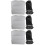 3Pcs Grey Inflatable Footrest Pillow Adjustable Folding Travel Cushion 6