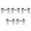 5Pcs Universal Rv Faucet White Pullout Design Hot Cold Switch Home Use 7