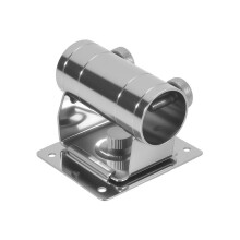 Fishing Umbrella Base Stand, Adjustable Stainless Steel Umbrella Holder Bracket Stand Base for Fishing Box