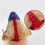 2Pcs Durable Red Mesh Dog Muzzles Adjustable Comfort Mouth Masks 5