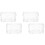 4Pcs Acrylic Rabbit Feeding Groove Transparent Bunny Feeder Storage 4