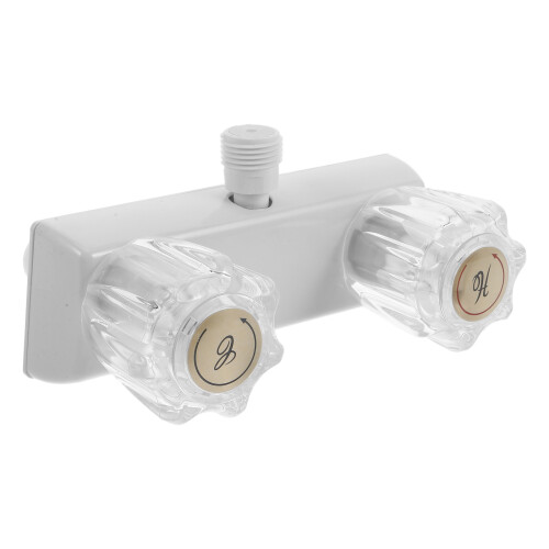 5Pcs Universal Rv Faucet White Pullout Design Hot Cold Switch Home Use 2