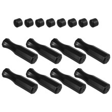 24Pcs Sturdy Plastic Foosball Handles Non-Slip Table Soccer Grip Parts
