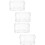 4Pcs Acrylic Rabbit Feeding Groove Transparent Bunny Feeder Storage 9
