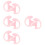 4Pairs Small Pink Silicone Earpiece Inserts Durable Flexible Ear Molds 9