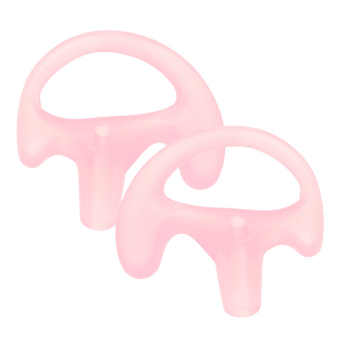 4Pairs Small Pink Silicone Earpiece Inserts Durable Flexible Ear Molds 2