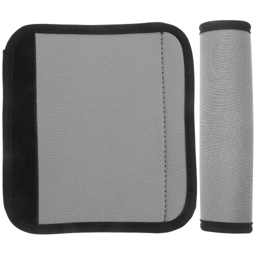 10Pcs Soft Handle Wraps Dark Grey Luggage Grip Covers for Camping
