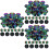 3Pcs Bright Multi Round Sequins for DIY Sewing and Craft Projects 6