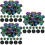 3Pcs Bright Multi Round Sequins for DIY Sewing and Craft Projects 7