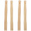4Pcs Durable Wooden Handles Replacement for Hoe Gardening Tools Beige 4