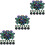 3Pcs Bright Multi Round Sequins for DIY Sewing and Craft Projects 5