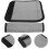10Pcs Soft Handle Wraps Dark Grey Luggage Grip Covers for Camping 9
