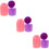 6Pcs Assorted Color Steam Cleaner Portable Storage Box 9