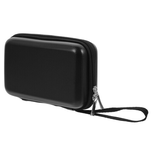 2Pcs Compact Black Travel Organizer Bag for Electronics Cable Storage 1