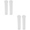 4Pcs Ceramic Kitchen Pestle Smooth Masher Stick for Food Preparation 8
