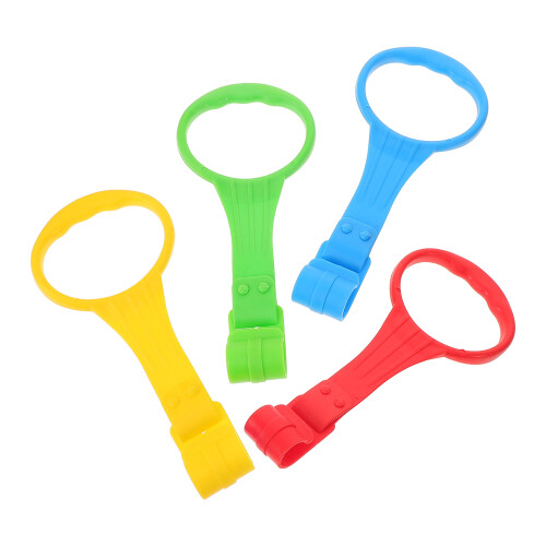 16Pcs Nursery Cot Pull Rings Bright Color Baby Walking Assist Tools 2