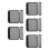10Pcs Soft Handle Wraps Dark Grey Luggage Grip Covers for Camping 6