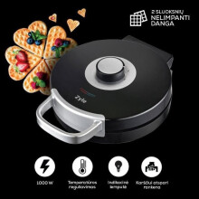 Elektrische crêpe maker - ZYLE - ZY186WM - Antiaanbaklaag - 1000 W - 2 indicatielampen
