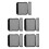 10Pcs Soft Handle Wraps Dark Grey Luggage Grip Covers for Camping 4