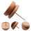 4Pcs Household Wood Thread Holder Sturdy Sewing Thread Rack Beige 11