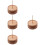 4Pcs Household Wood Thread Holder Sturdy Sewing Thread Rack Beige 7