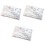 3Pcs Sequin Loose Leaf Binder Covers Multi PVC Notepad Shell 3