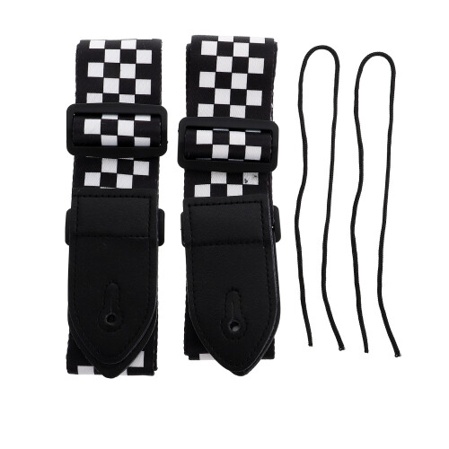 10Pcs Multi Lattice Guitar Replacement Straps Cotton Adjustable Belts