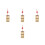 4Pcs Khaki Bamboo Grasshopper Cage Hanging Container for Insects 4