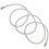 10Pcs Silver Rhinestone Shoe Laces Durable Decorative Drawstring Cords 2